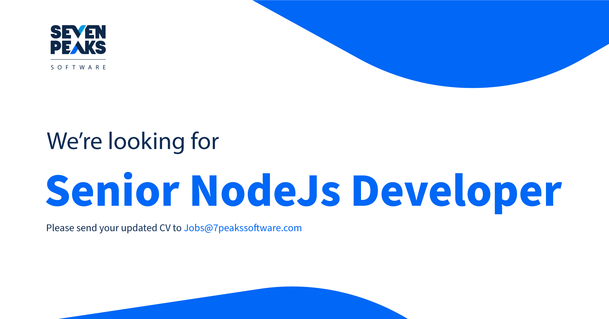 Seven Peaks Software – Senior Node.JS Developer – TechTalkThai Jobs