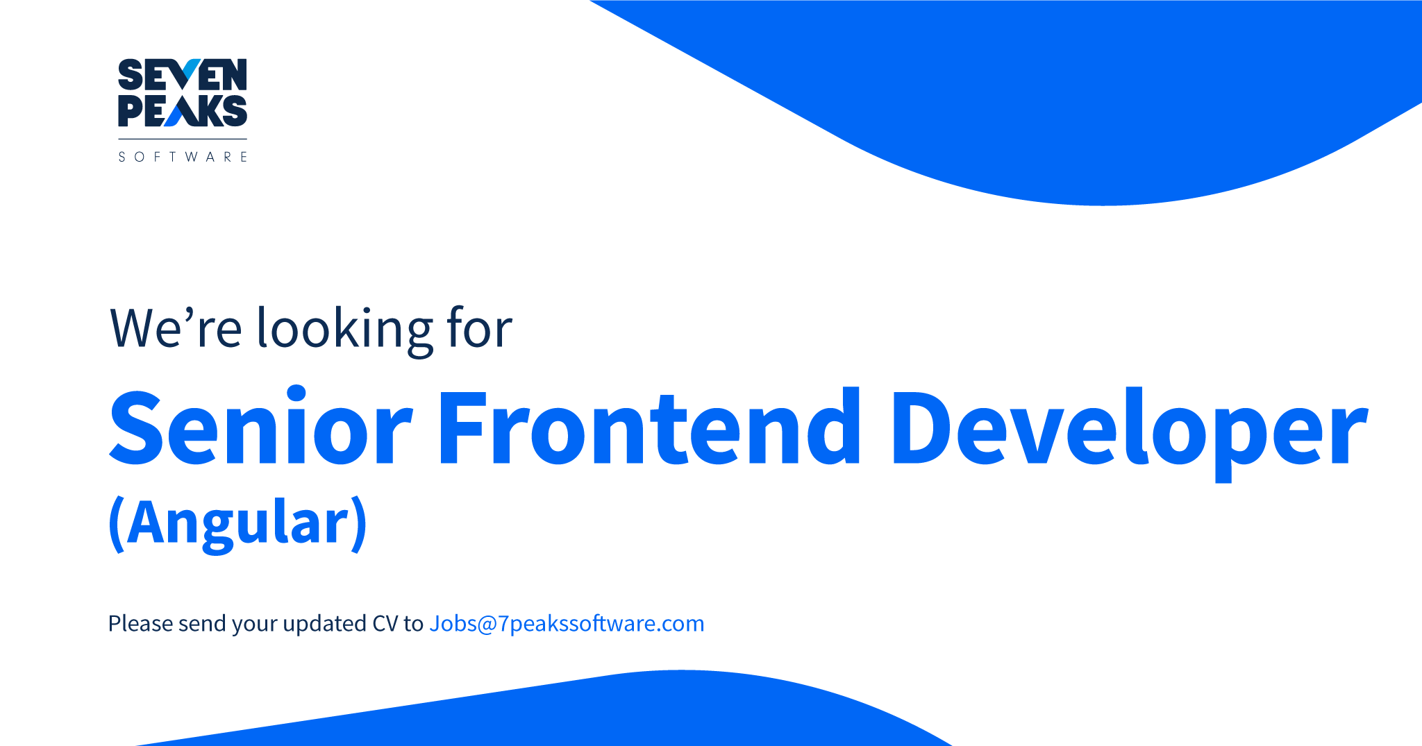 Seven Peaks Software – Senior Frontend Developer (Angular ...